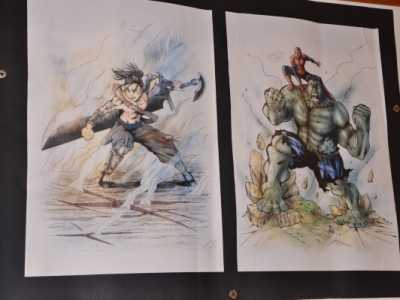 Tavole in mostra al festival